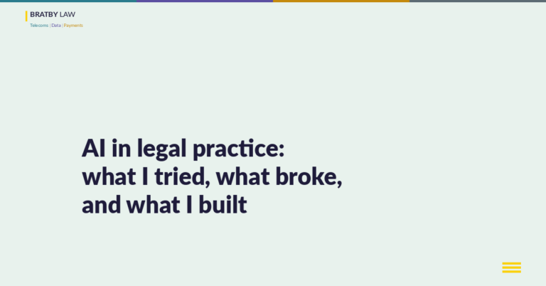 Al in legal practice