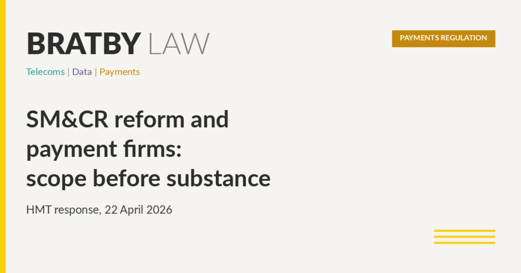SM&CR reform and payment firms: scope before substance