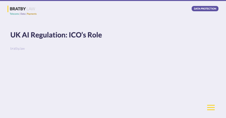 UK AI Regulation: ICO’s Role - Bratby Law Data Protection
