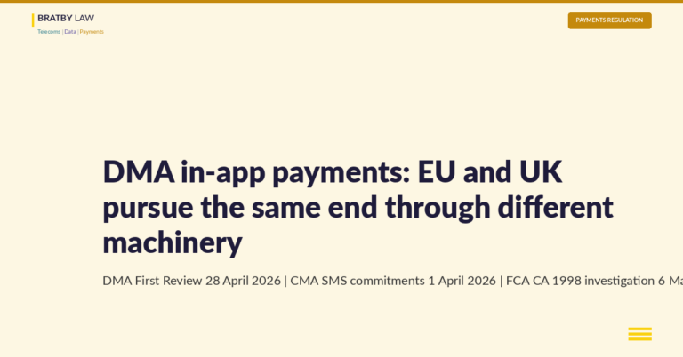DMA in-app payments: EU and UK regulators on opposite sides of the Channel