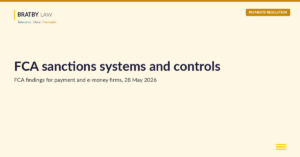 FCA sanctions systems and controls findings for payment and e-money firms, 28 May 2026