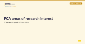 FCA areas of research interest: the FCA's 2026 research agenda and the FSMA 2023 growth objective