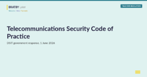 Telecommunications Security Code of Practice: DSIT government response, June 2026