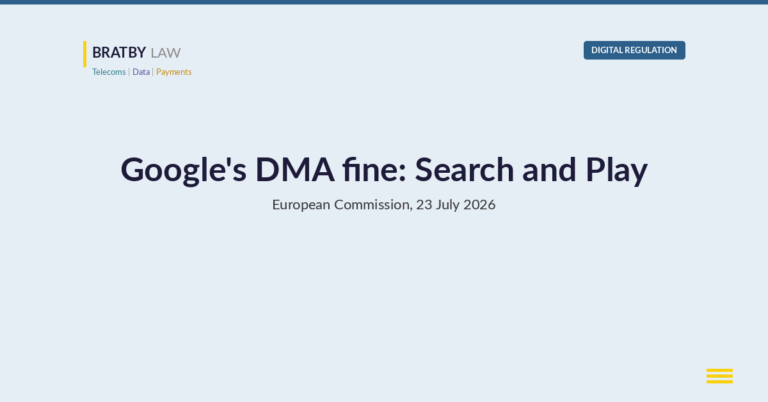 European Commission fines Google 890 million euro under the Digital Markets Act