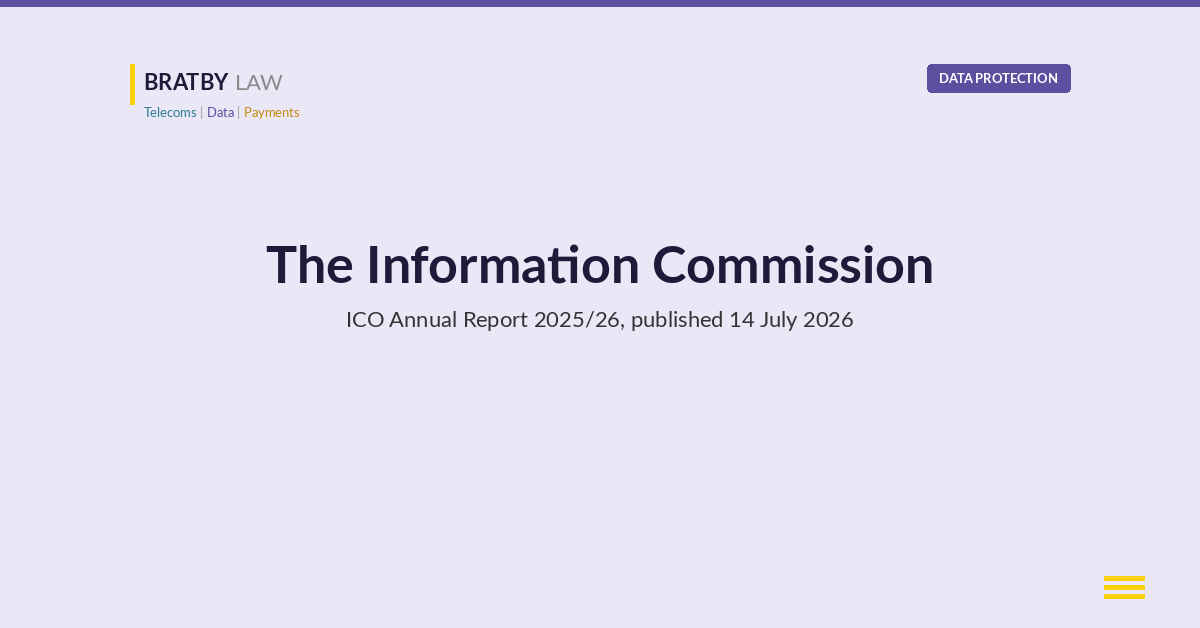 The Information Commission: the ICO moves from a single Commissioner to a statutory board under the Data (Use and Access) Act 2025