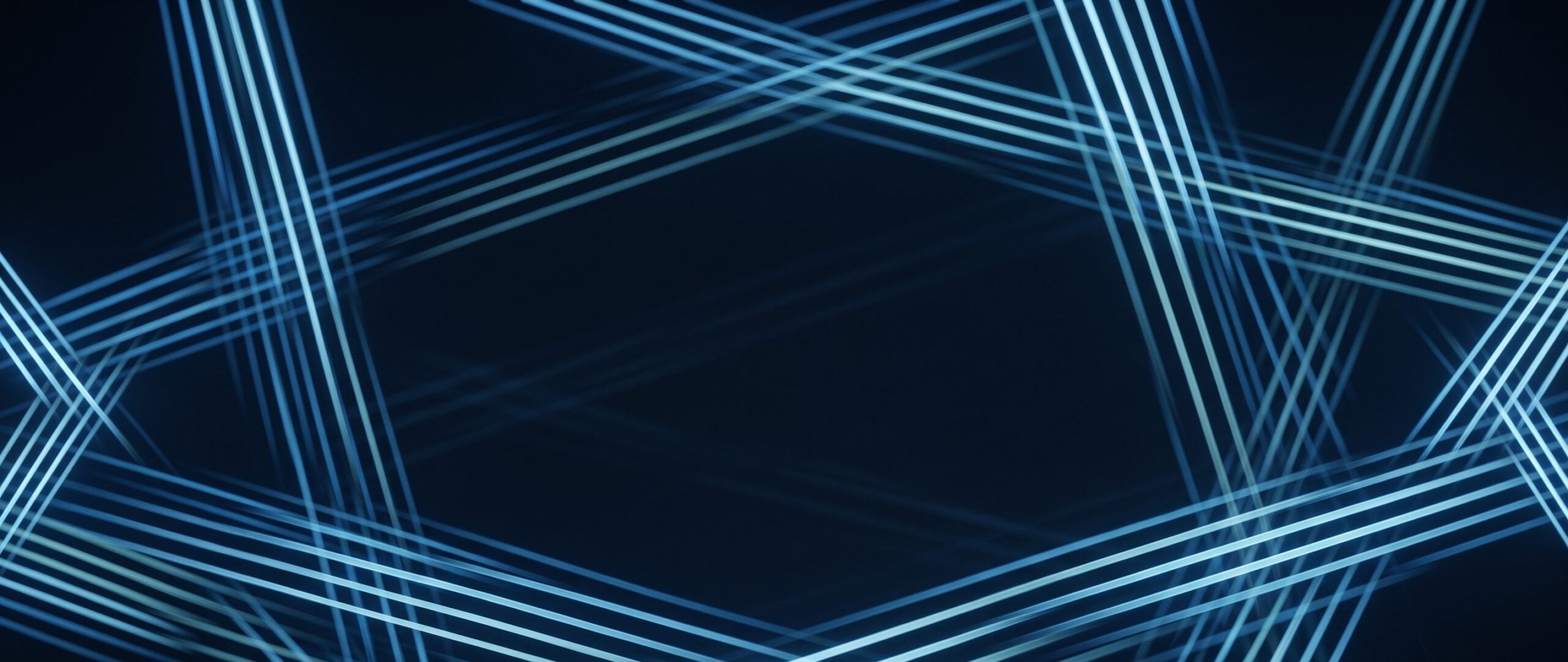 Intersecting beams of light crossing over a shared dark centre, representing concurrent competition powers held by sector regulators alongside the CMA